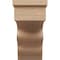 Ekena Millwork 12"W x 24"D x 24"H Classic Highland Rough Cedar Woodgrain TimberThane Corbel, Primed Tan CORUR12X24X24HLDRCPR - alternate 4